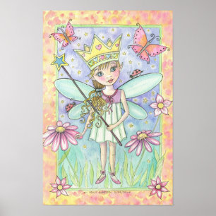 Pôster Cartaz da Pequena Princesa Fada por Molly Harrison