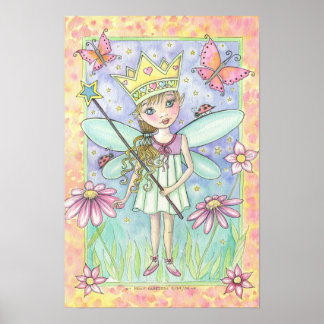 Pôster Cartaz da Pequena Princesa Fada por Molly Harrison