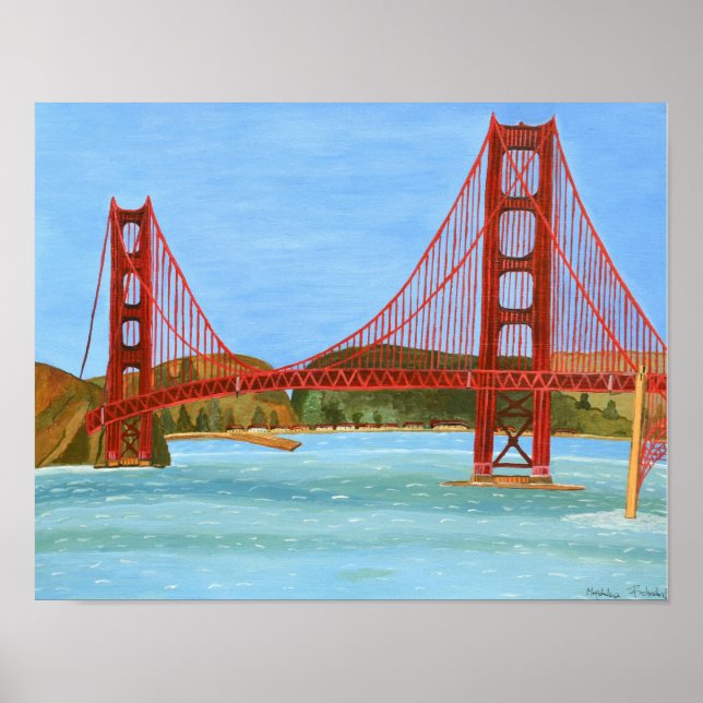 Poster Cartaz da Ponte de São Francisco (Frente)