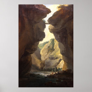 Poster Cartaz da Ponte e Gargantas do Rio Dala (1777)