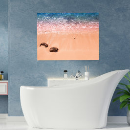 Pôster Cartaz da Praia Rocky das Ilhas Cayman