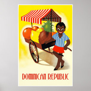 Poster Cartaz da República Dominicana
