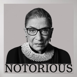 Poster Cartaz da Ruth Bader Ginsburg