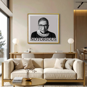Poster Cartaz da Ruth Bader Ginsburg