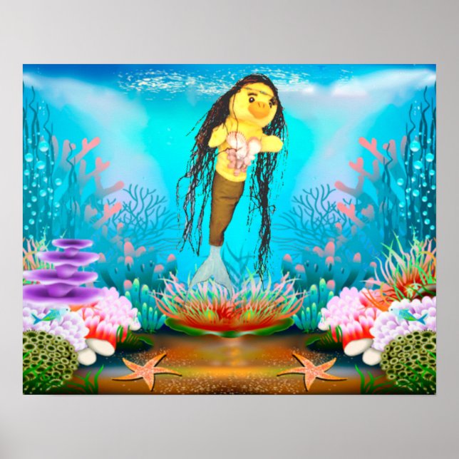 Poster Cartaz da Sereia Danni (Frente)