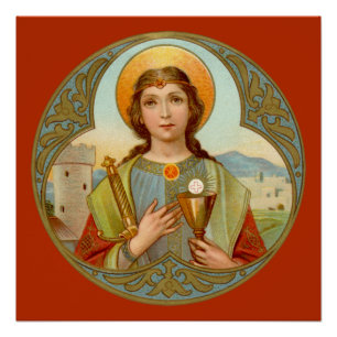 Pôster Cartaz da St. Barbara (BK 001) 20"x20" 3