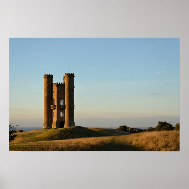 Poster cartaz da torre Broadway em Cotswolds (Frente)