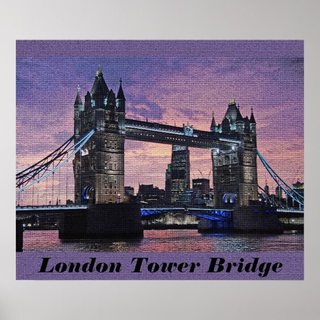 Poster Cartaz da Torre da Ponte de Londres (Frente)
