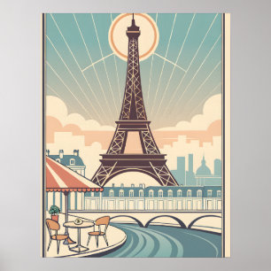 Poster Cartaz da Torre Eiffel Paris