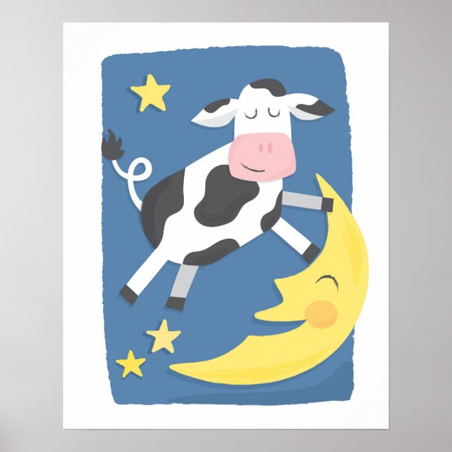 Pôster Cartaz da Vaca Saltou Sobre a Lua (Frente)