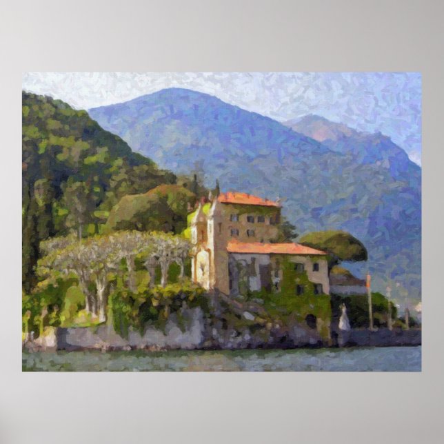 Pôster Cartaz da Villa Balbianello, Lago de Como (Frente)