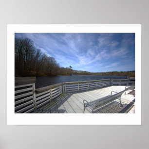 Poster Cartaz da Vista do Deck Waterscape