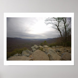 Poster Cartaz da Vista do Hawk Mountain