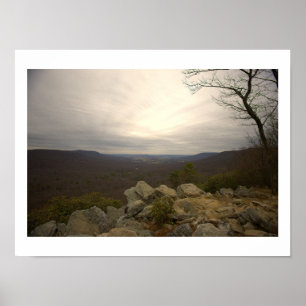 Poster Cartaz da Vista do Hawk Mountain