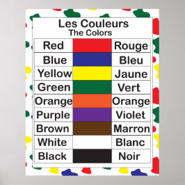 Pôster Cartaz das Cores