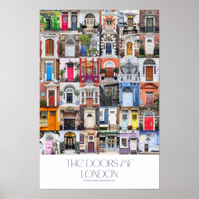 Poster Cartaz das Portas de Londres (Frente)