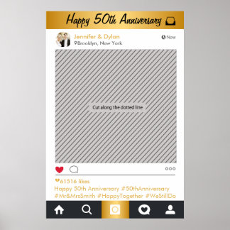 Pôster Cartaz de adereços para cabine de fotos de festa d