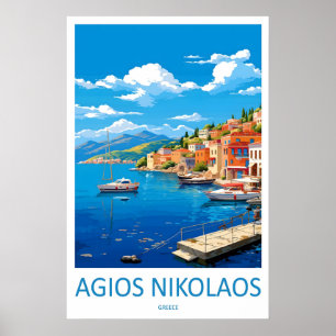 Poster Cartaz de Agios Nikolaos Parque Nacional Esqui Vin