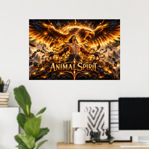 Cartaz de Águia Fantasia Espírito Animal