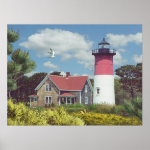 Poster Cartaz de Alan Giana "Nauset Light"