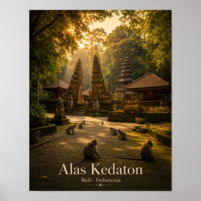 Poster Cartaz de Alas Kedaton Bali (Frente)