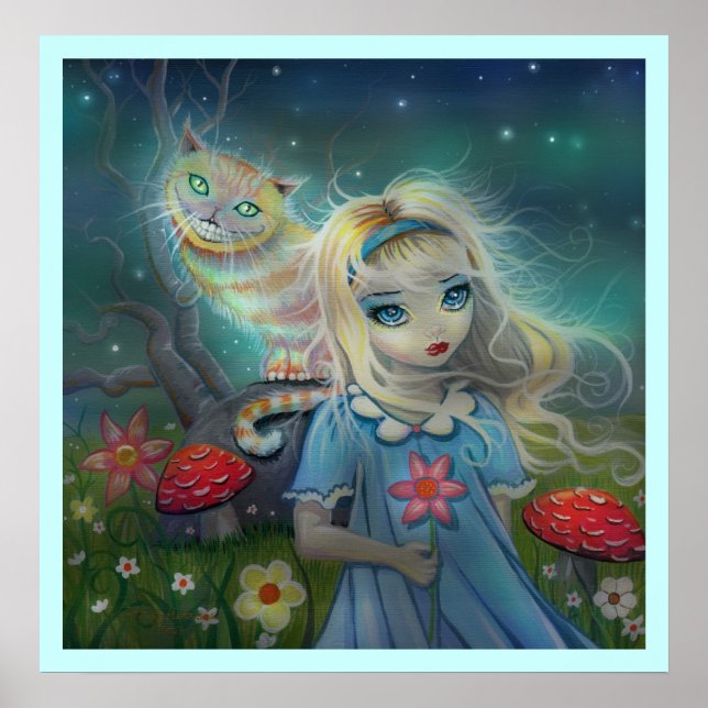 Pôster Cartaz de Alice no País das Maravilhas (Frente)