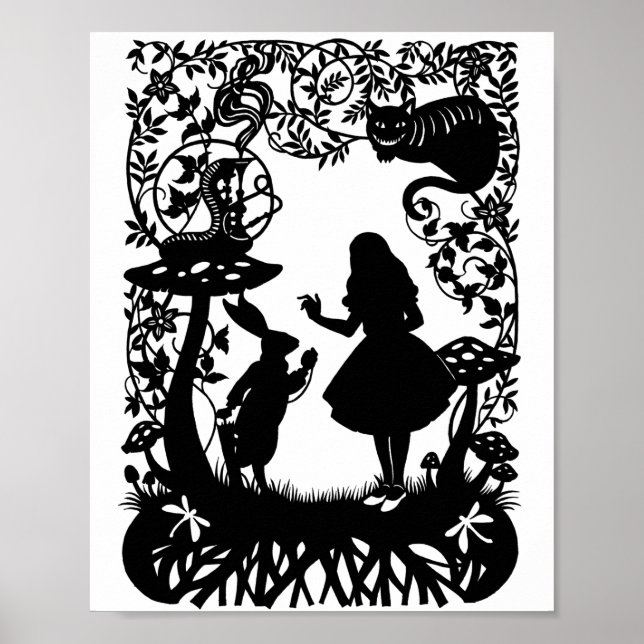 Poster Cartaz de Alice no País das Maravilhas (Frente)