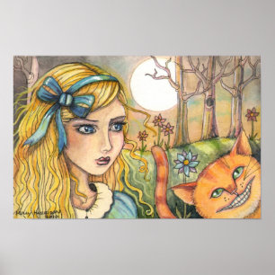 Pôster Cartaz de Alice no País das Maravilhas por Molly H