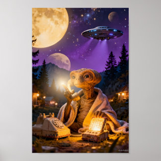 Poster Cartaz de Alien ao Luar Chamando das Colinas