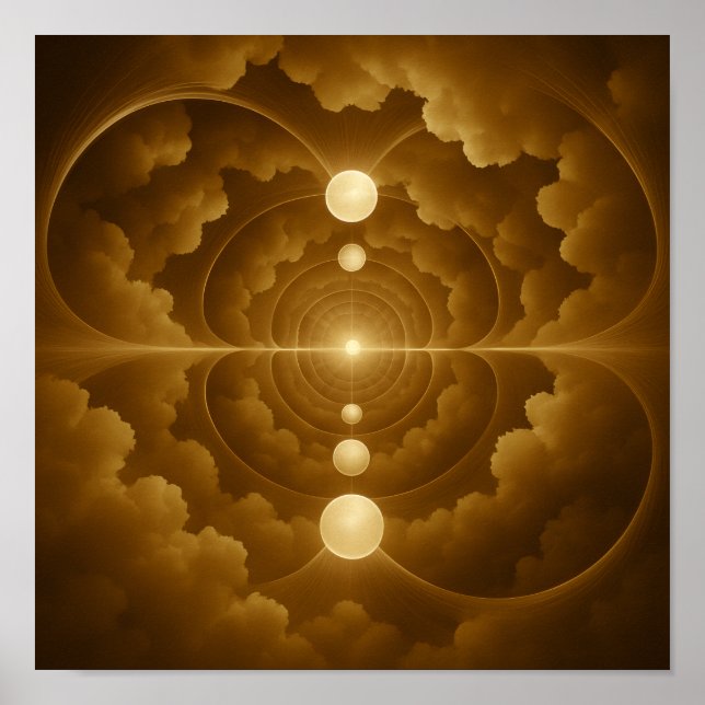 Poster Cartaz de Alinhamento Celestial (Frente)