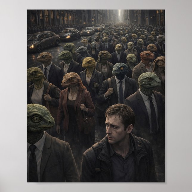 Poster Cartaz de Alone Among Another Evolution (Frente)