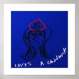 Poster Cartaz de Animação da Rainha Relutante