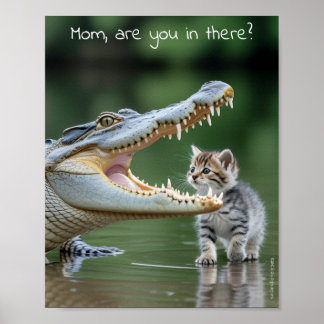 Poster Cartaz de Animais Tristes e Solitários: Mamãe, Voc