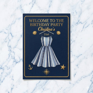 Poster Cartaz de Aniversário da Celebração de Listras à B