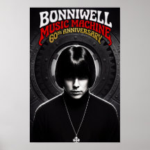 Cartaz de Aniversário de 60 anos da Bonniwell Musi