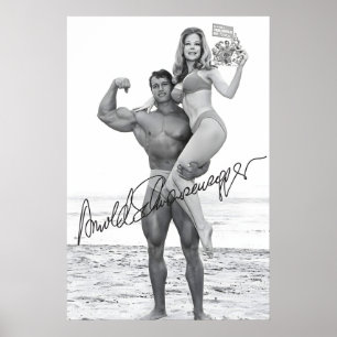 Poster Cartaz de Arnold Schwarzenegger - Arte da Capa de
