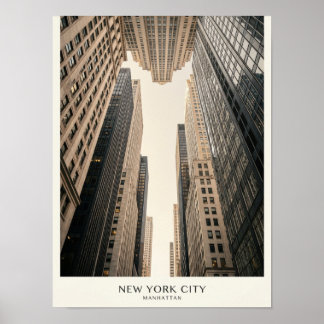 Poster Cartaz de Arranha-Céu de Nova York