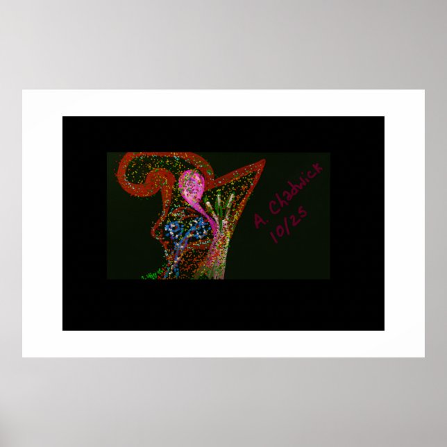 Poster Cartaz de Arte Abstrata (Frente)