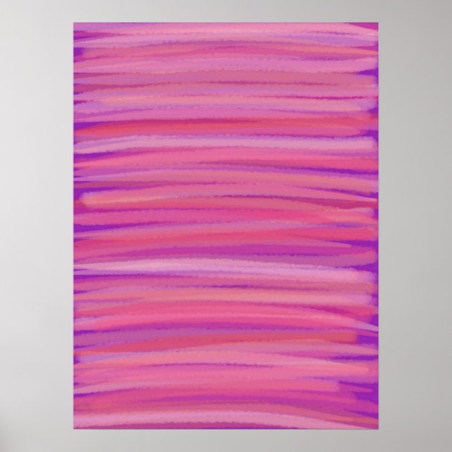 Poster Cartaz de Arte Abstrata Beijo de Primavera (Frente)