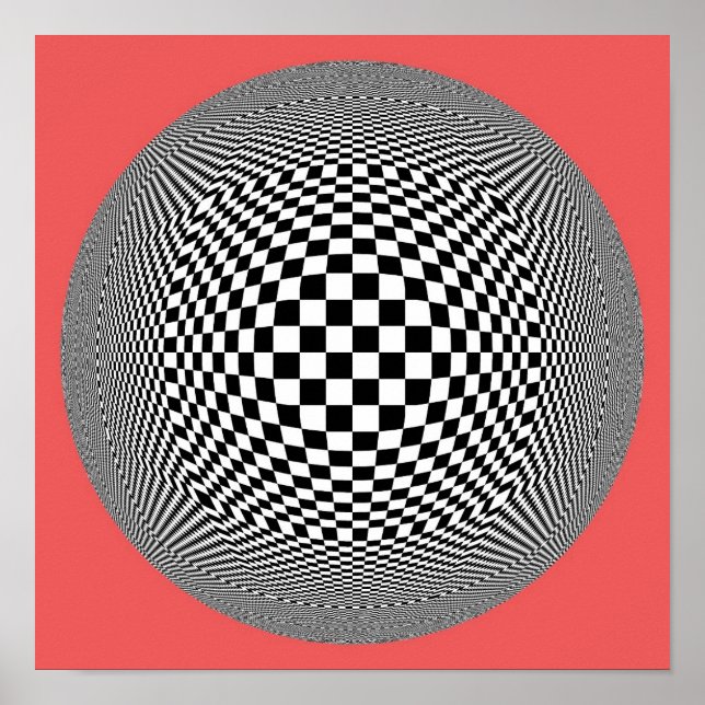 Pôster Cartaz de Arte Abstrata Personalizada (Frente)