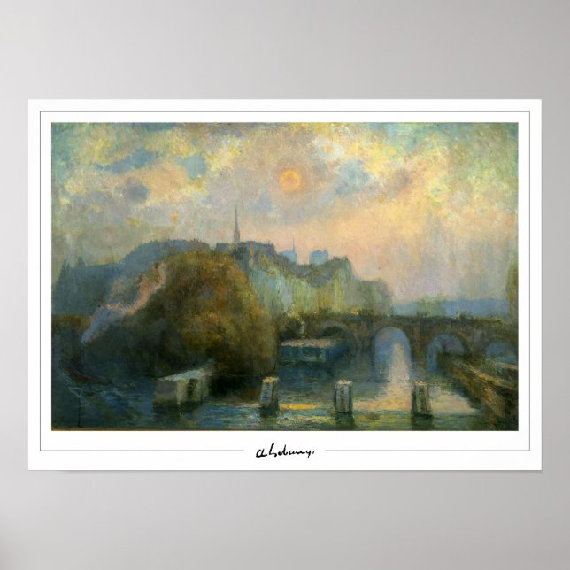 Poster Cartaz de Arte Albert Lebourg Zedign #184 (Frente)