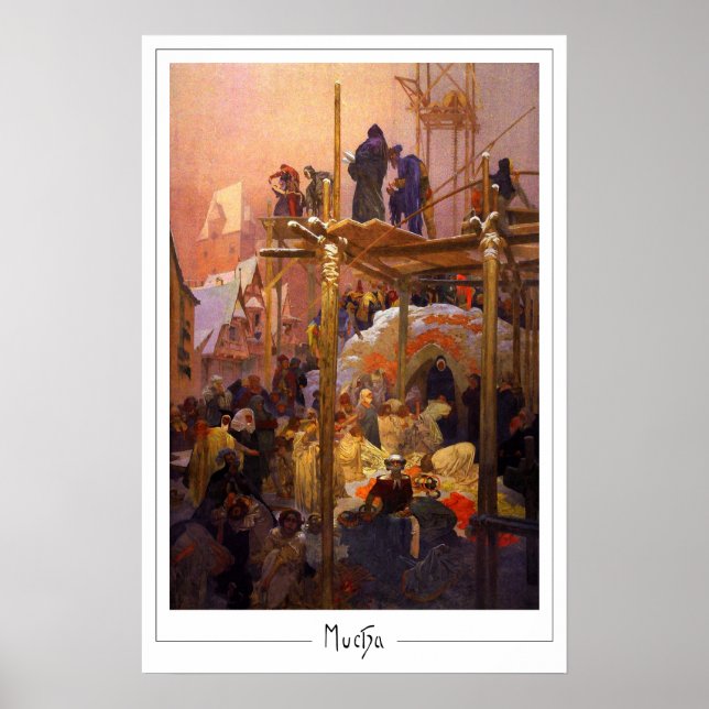 Poster Cartaz de Arte Alphonse Mucha Zedign #187 (Frente)