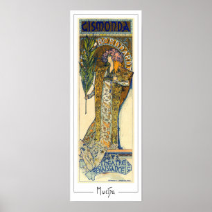 Poster Cartaz de Arte Alphonse Mucha Zedign #198