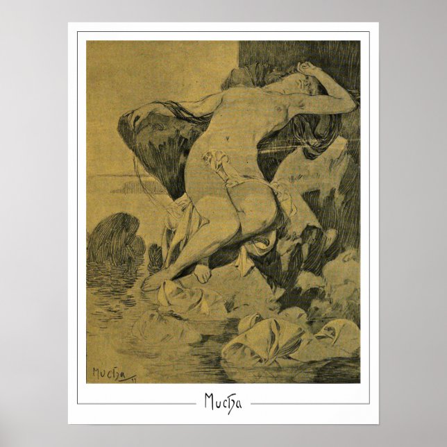 Poster Cartaz de Arte Alphonse Mucha Zedign #242 (Frente)