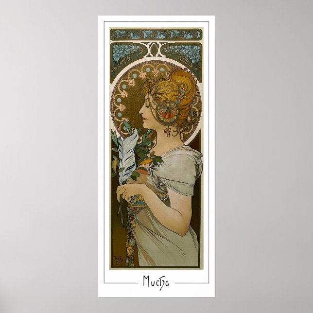 Poster Cartaz de Arte Alphonse Mucha Zedign #260 (Frente)