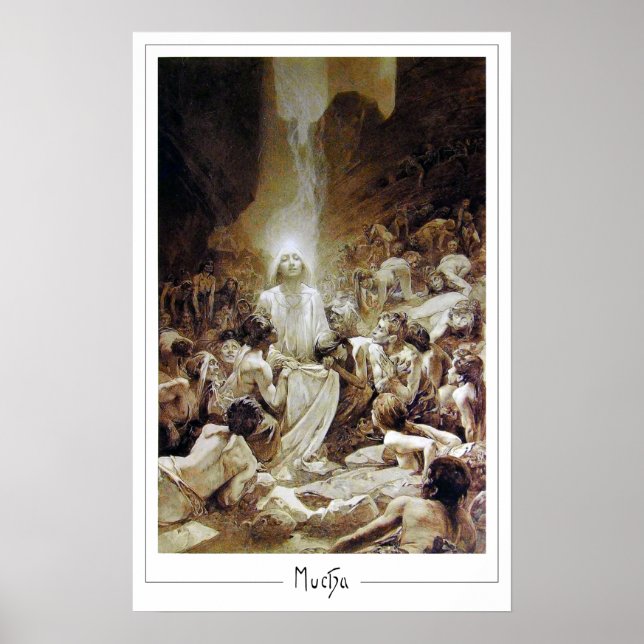 Poster Cartaz de Arte Alphonse Mucha Zedign #31 (Frente)