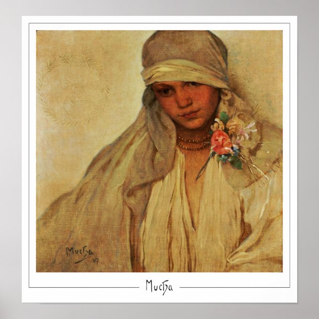 Poster Cartaz de Arte Alphonse Mucha Zedign #343 (Frente)