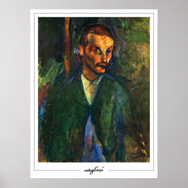 Poster Cartaz de Arte Amedeo Modigliani Zedign #18 (Frente)