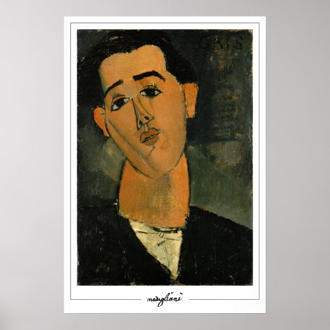 Poster Cartaz de Arte Amedeo Modigliani Zedign #3 (Frente)