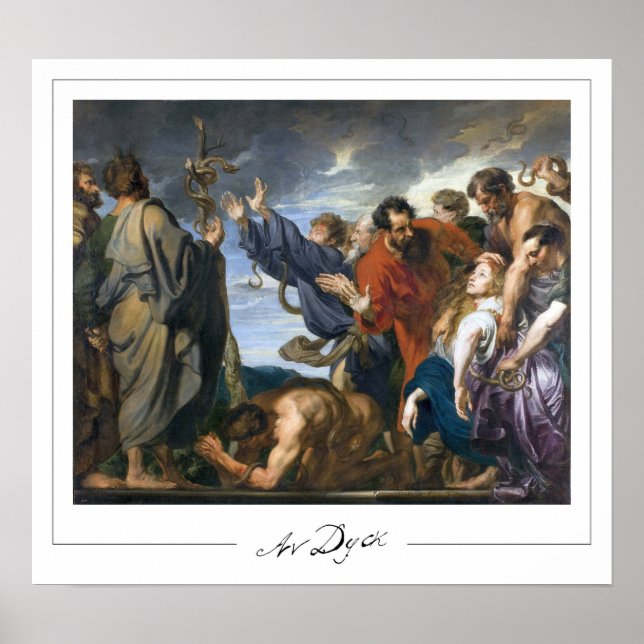 Poster Cartaz de Arte Anthony van Dyck Zedign #218-2 (Frente)
